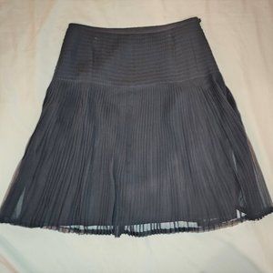 NWT Calvin Klein Lightweight Silk Pleated Skirt